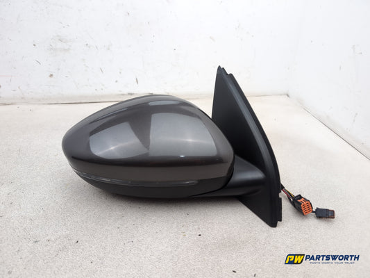 Peugeot 308 Allure Blue Power Folding Door Mirror Rh Driver Telluric Brown Kksd