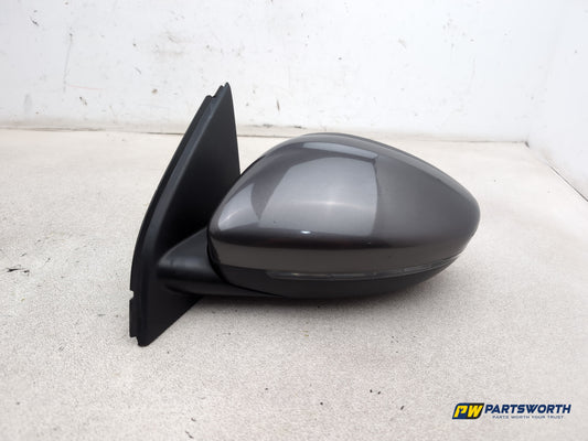 Peugeot 308 Allure Blue Power Folding Door Mirror Passenger Telluric Brown Kksd