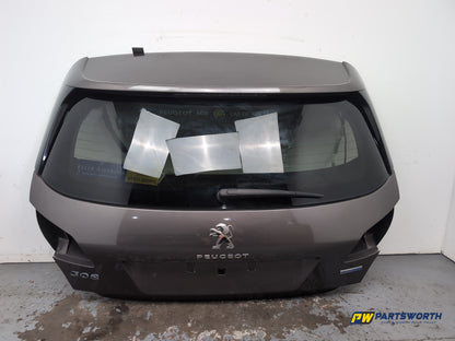 Peugeot 308 Allure Blue Hdi Hatchback Boot Lid Tailgate Telluric Brown Kksd