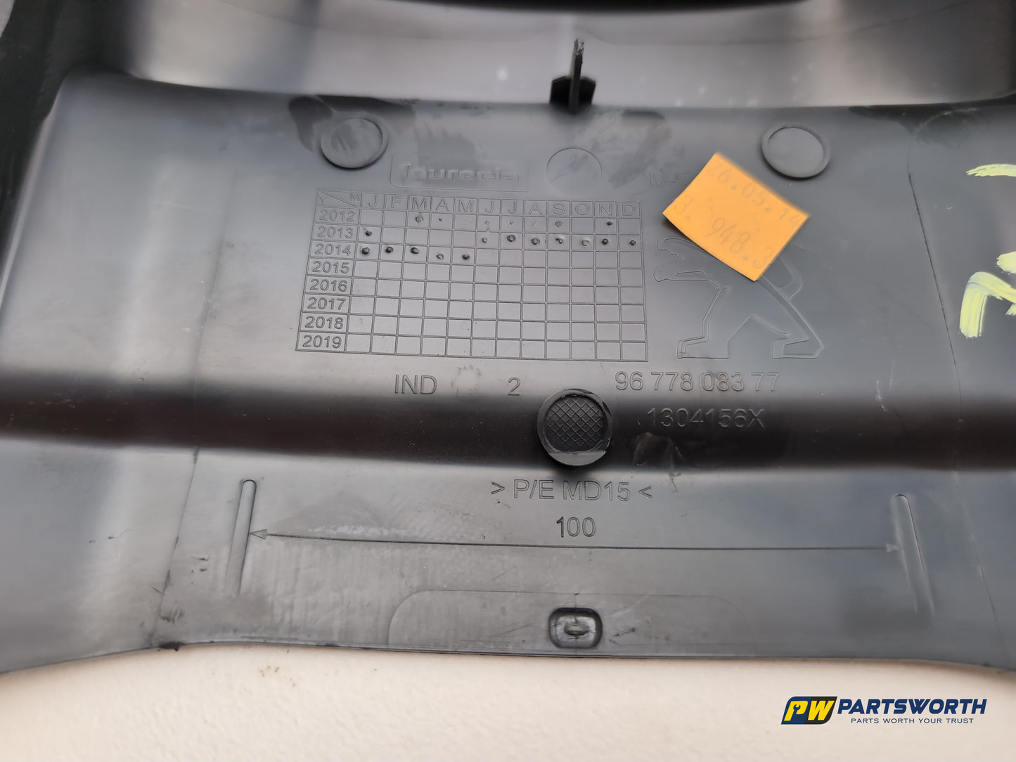 Peugeot 308 Allure Blue Hdi Steering Column Shroud Upper And Lower 9677808377 - photo 7