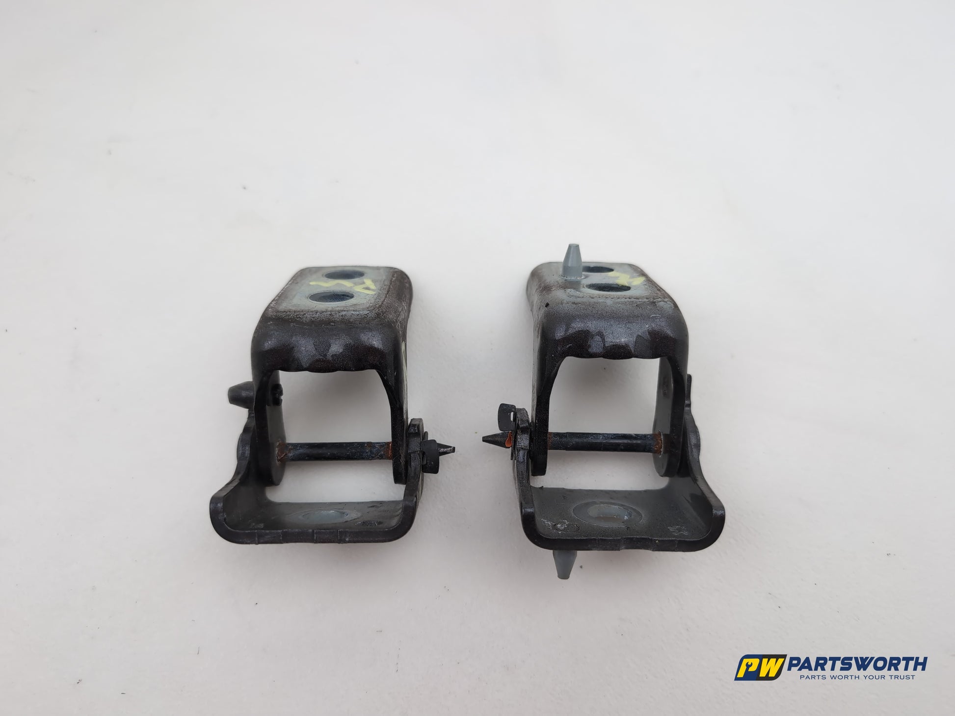 Peugeot 308 Allure Blue Hdi Driver Side Rh Front Door Hinge Pair 2013-2021 - photo 7