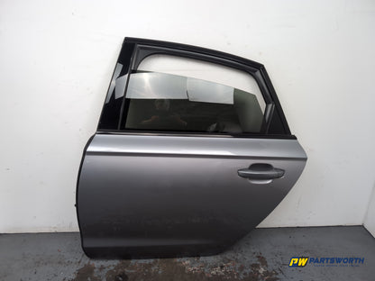 Audi A6 S Line Black Ed Saloon Door Rear Lh Passenger Side Grey Lx7p 2011-2018