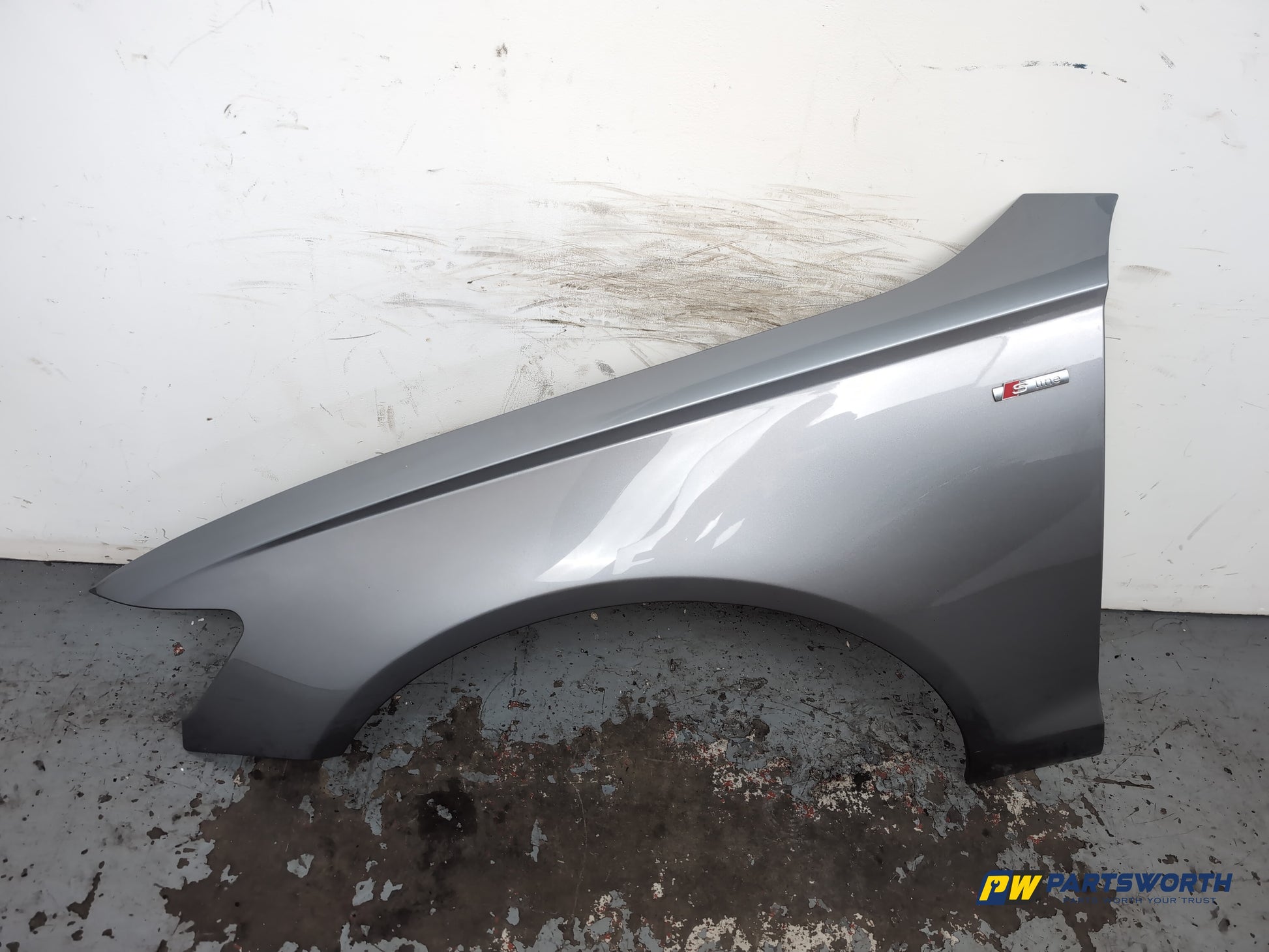 Audi A6 S Line Black Ed Tdi Saloon Wing Front Lh Passenger Side Grey Lx7p