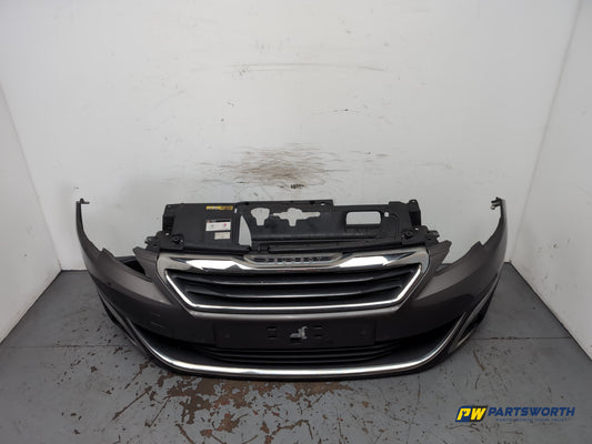 Peugeot 308 Allure Blue Hdi Front Bumper Telluric Brown Kksd 2013-2017