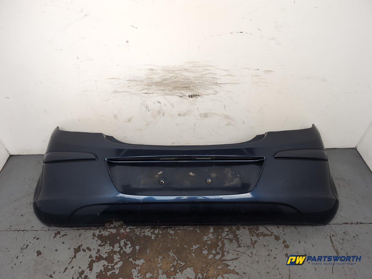 Vauxhall Corsa Se Hatchback Rear Bumper Blue Z22a 2006-2011