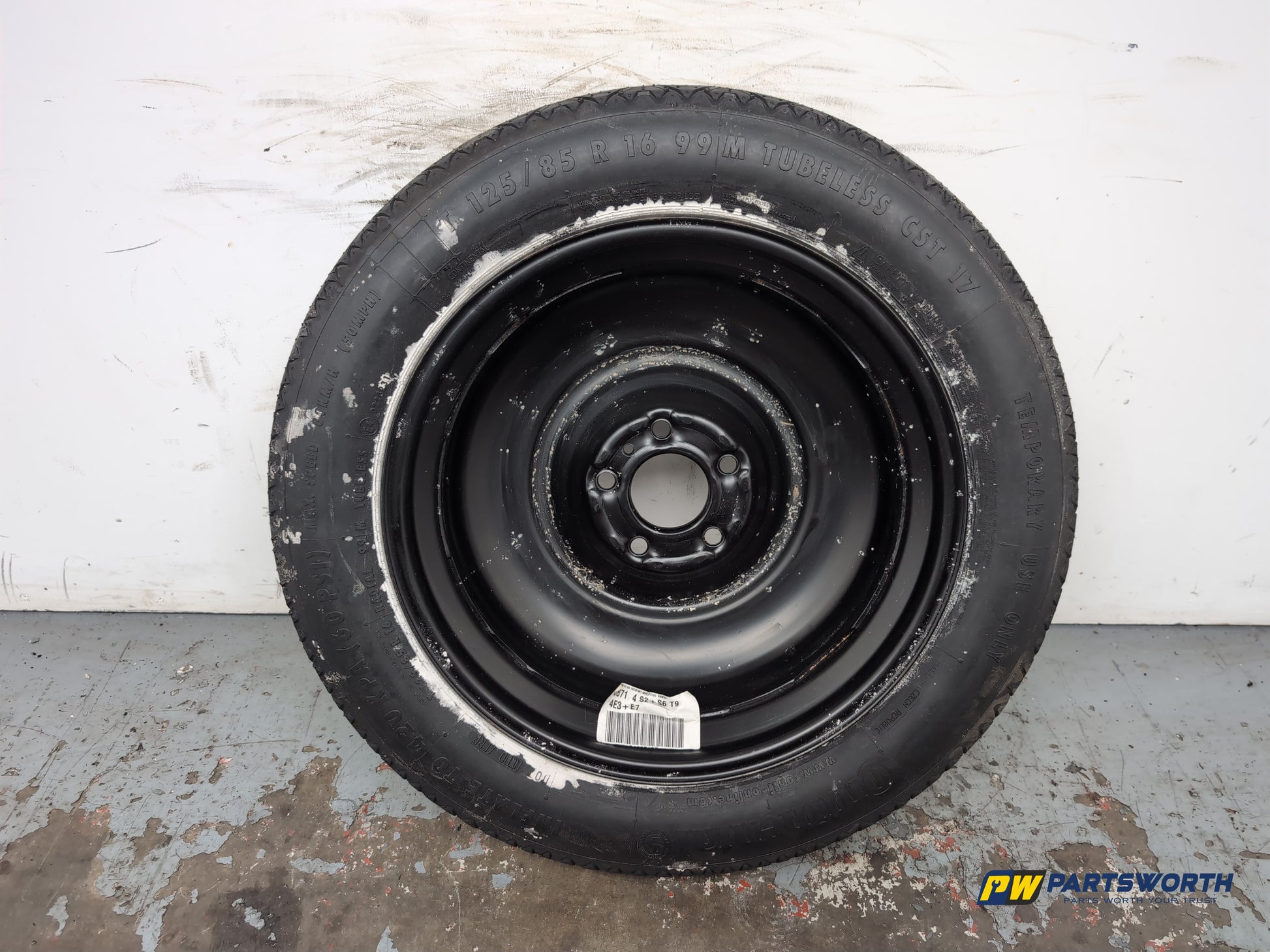 Peugeot 308 Allure Blue Hdi Space Saver Spare Wheel And Tool Kit 125/85 R16 - photo 7