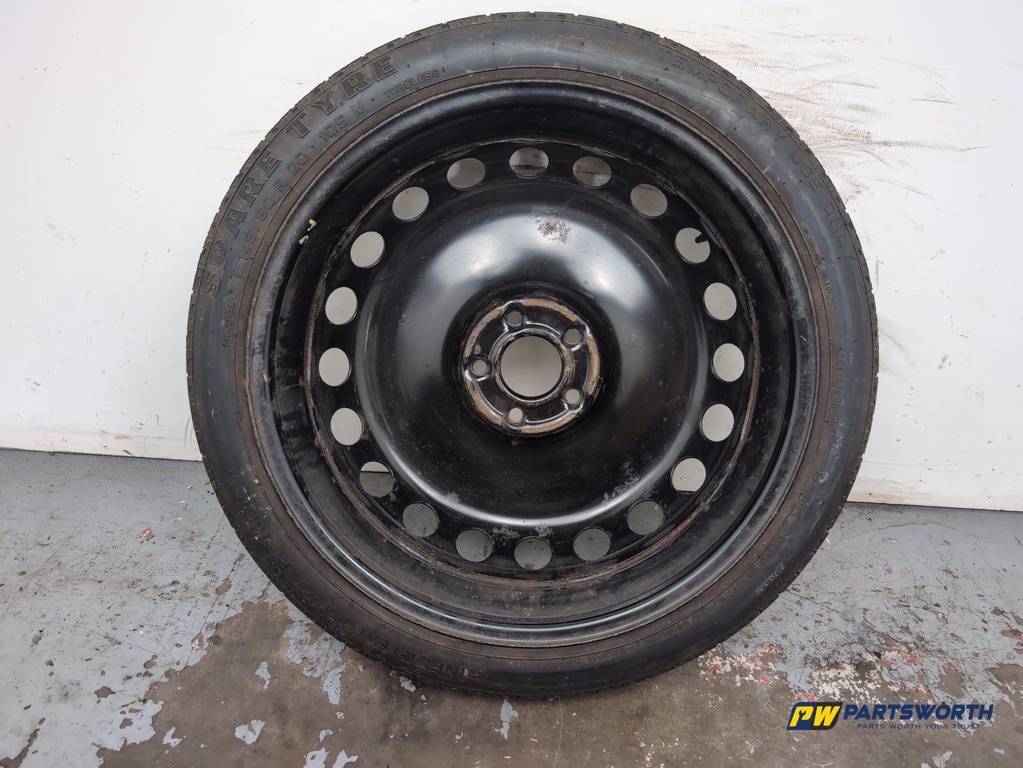 Audi A6 S Line Black Ed Tdi Space Saver Spare Wheel And Tool Kit 145/60 R20 - photo 8