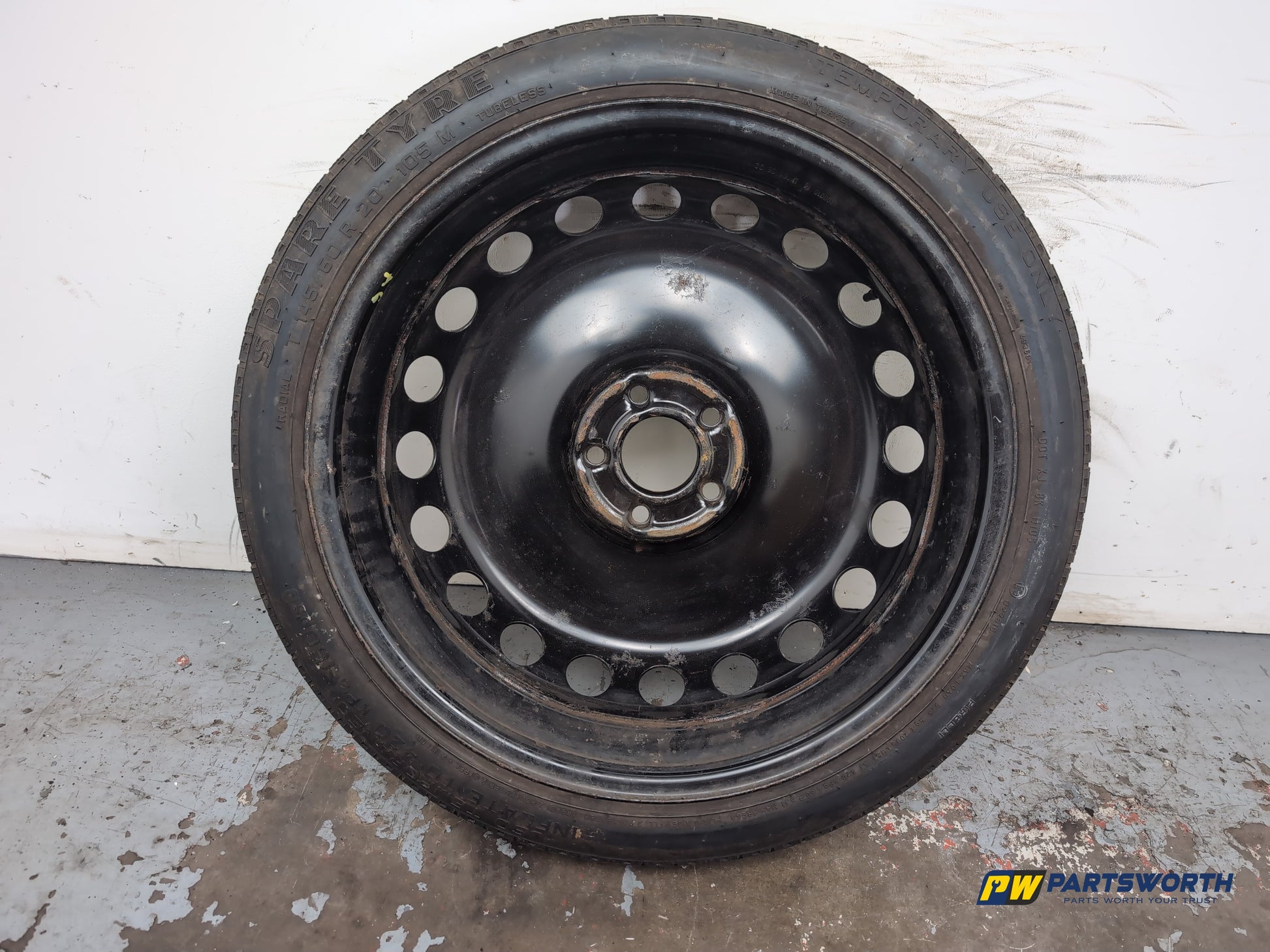 Audi A6 S Line Black Ed Tdi Space Saver Spare Wheel And Tool Kit 145/60 R20 - photo 8