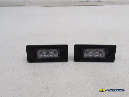 Audi A6 S Line Black Ed Rear Boot Tailgate Number Pate Light Lamp Pair 4c0943021