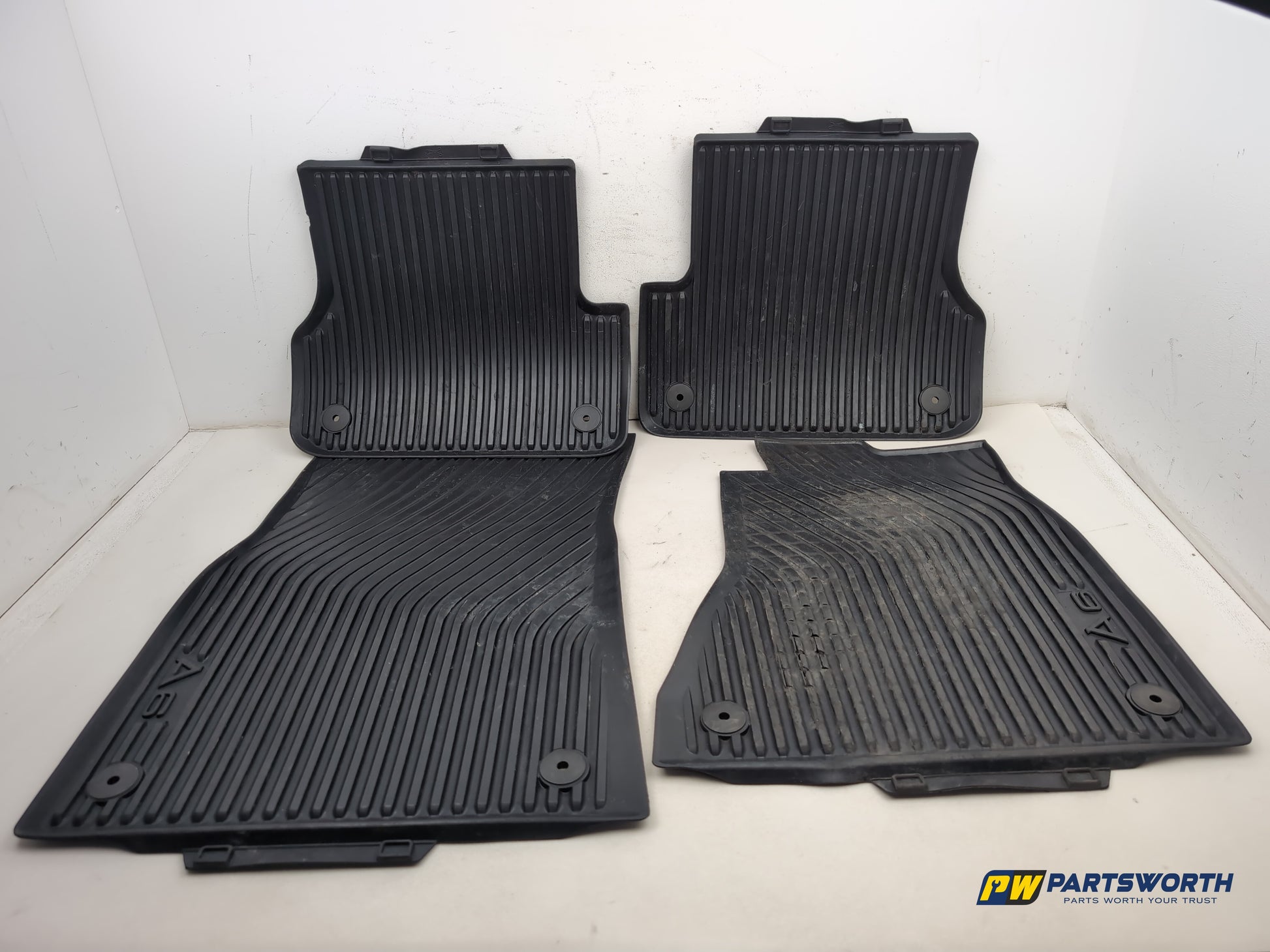 Audi A6 S Line Black Ed Tdi Quat Sa Floor Mats Carpets Rubber Full Set Of 4