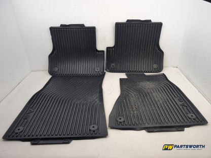 Audi A6 S Line Black Ed Tdi Quat Sa Floor Mats Carpets Rubber Full Set Of 4