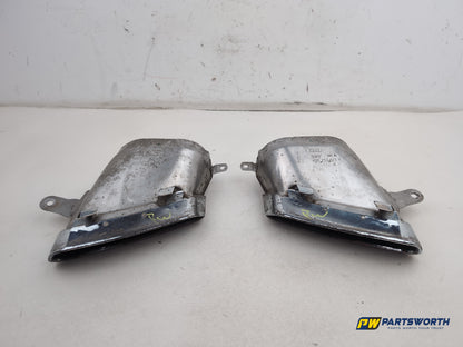 Audi A6 S Line Rear Exhaust Tips Left And Right Pair 4g0253825p 2014-2018 - photo 8