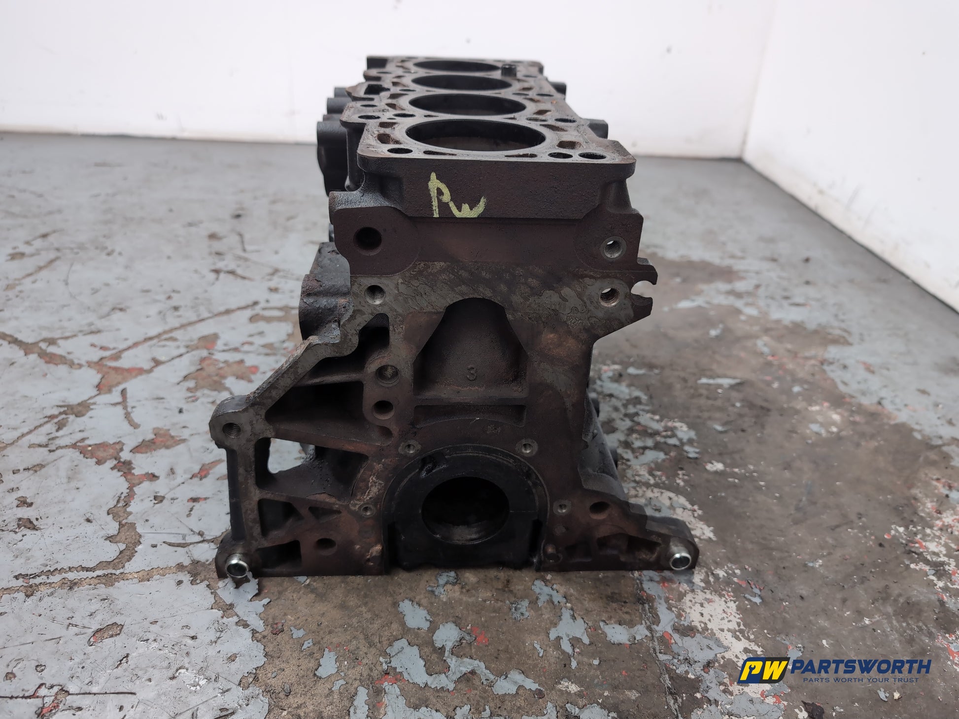Audi Skoda Seat Vw 1.6l Diesel Manual Engine Block Cayc 03l103021bk - photo 7