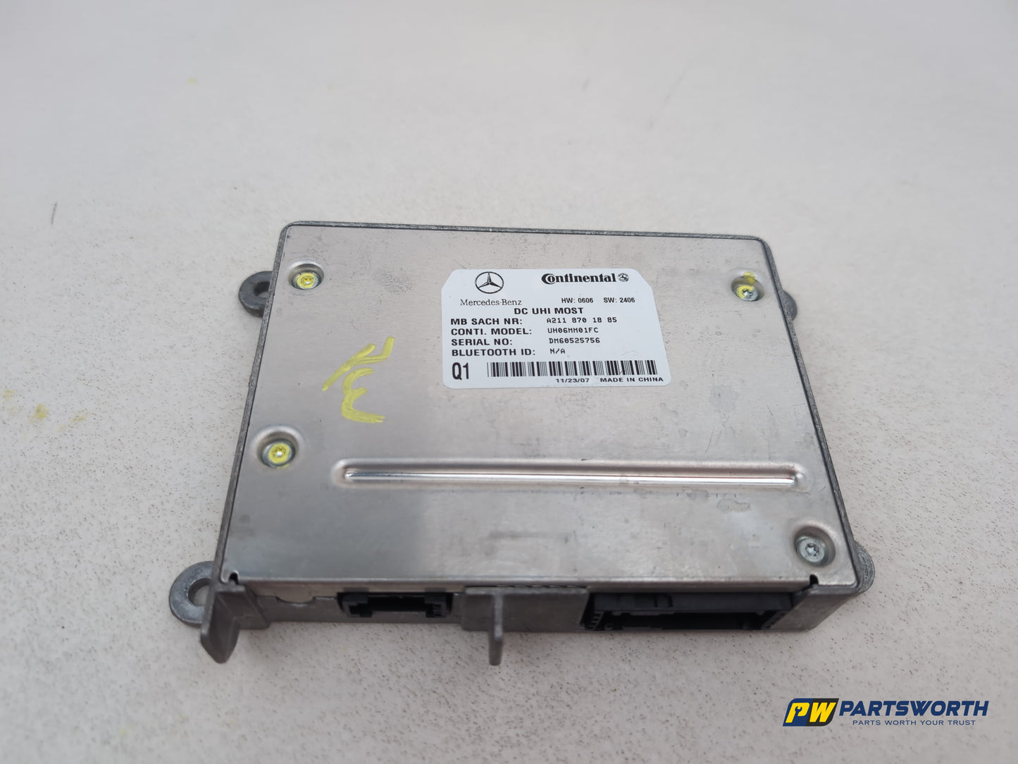 Mercedes R320 R-Class W251 Bluetooth Control Module Ecu A2118701885 2006-2013