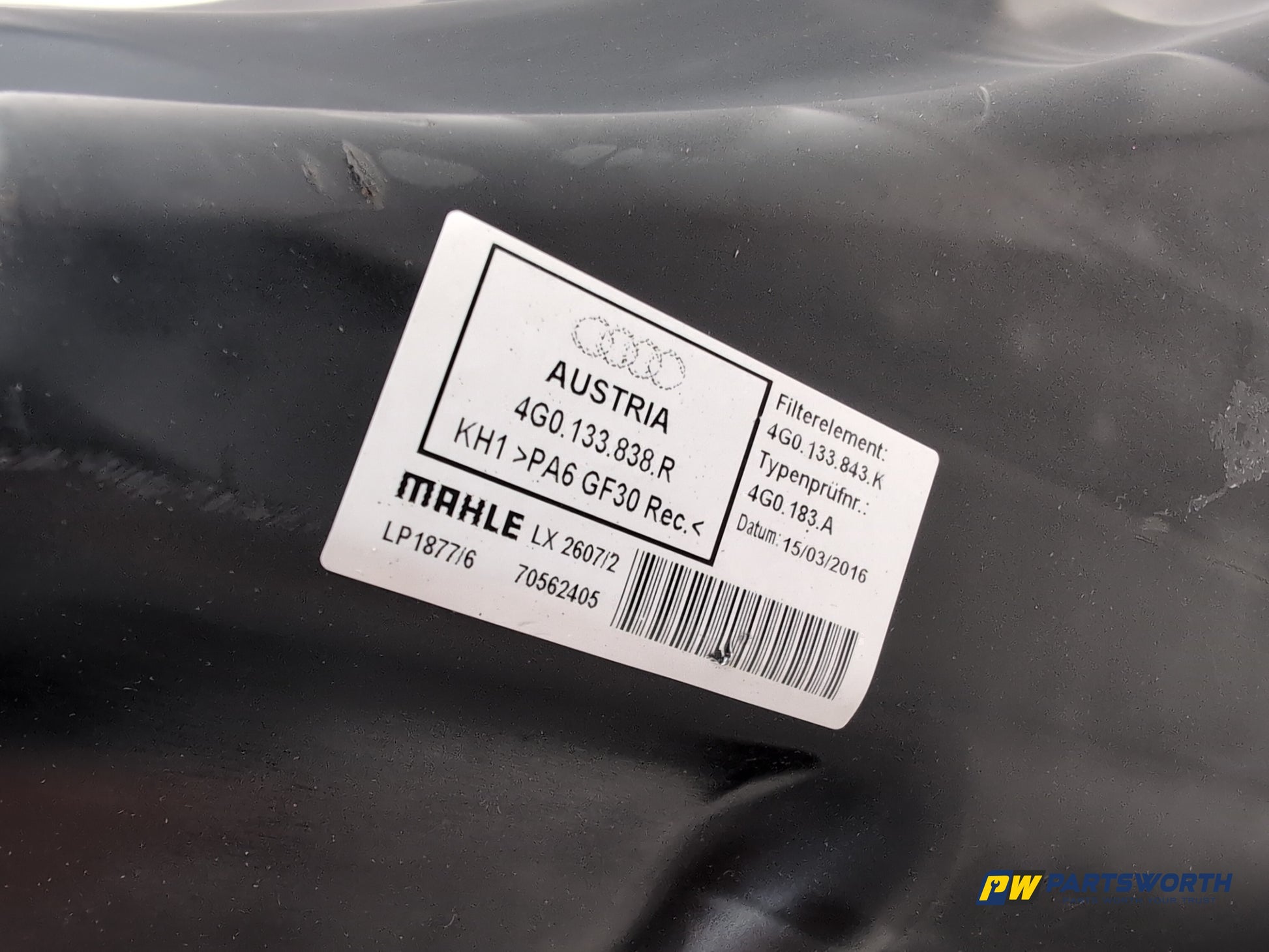 Audi A6 S Line Black 2.0l Diesel Air Filter Airbox Housing 4g0133838r 2011-2018 - photo 7