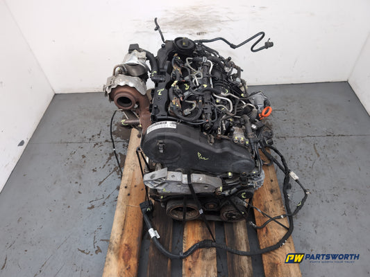 Vw Golf Passat Cc Tiguan 2.0l Diesel Manual Engine Cffb 128200 Miles 2009-2015