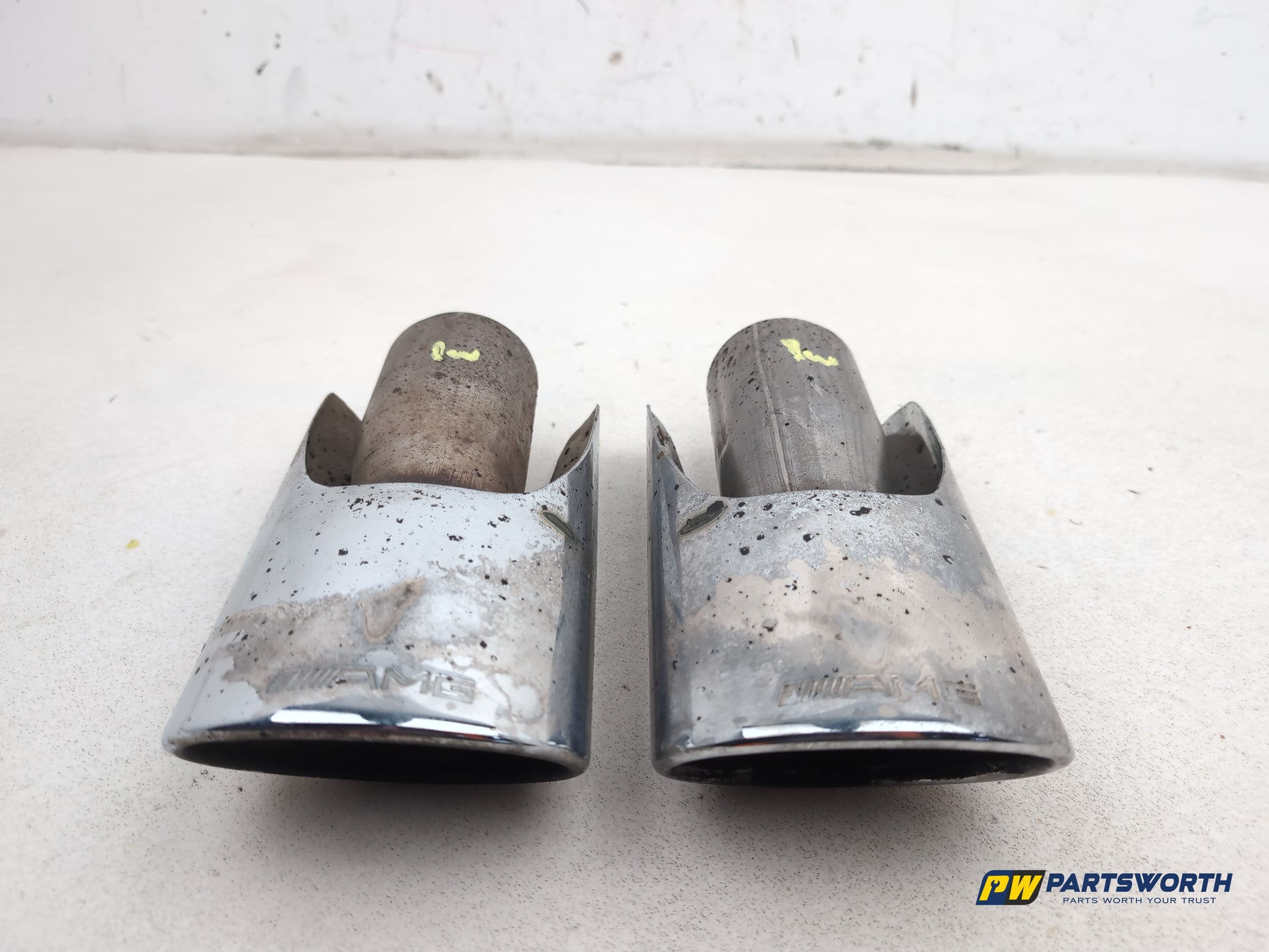 Mercedes R320 Sport Cdi R-Class W251 Rear Exhaust Pipe Tips Set Of 2 - photo 8