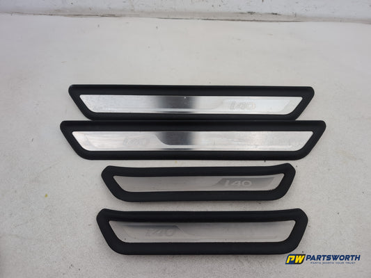 Hyundai I40 Style Blue Drive Door Step Trim Set 858833z100 2011-2019