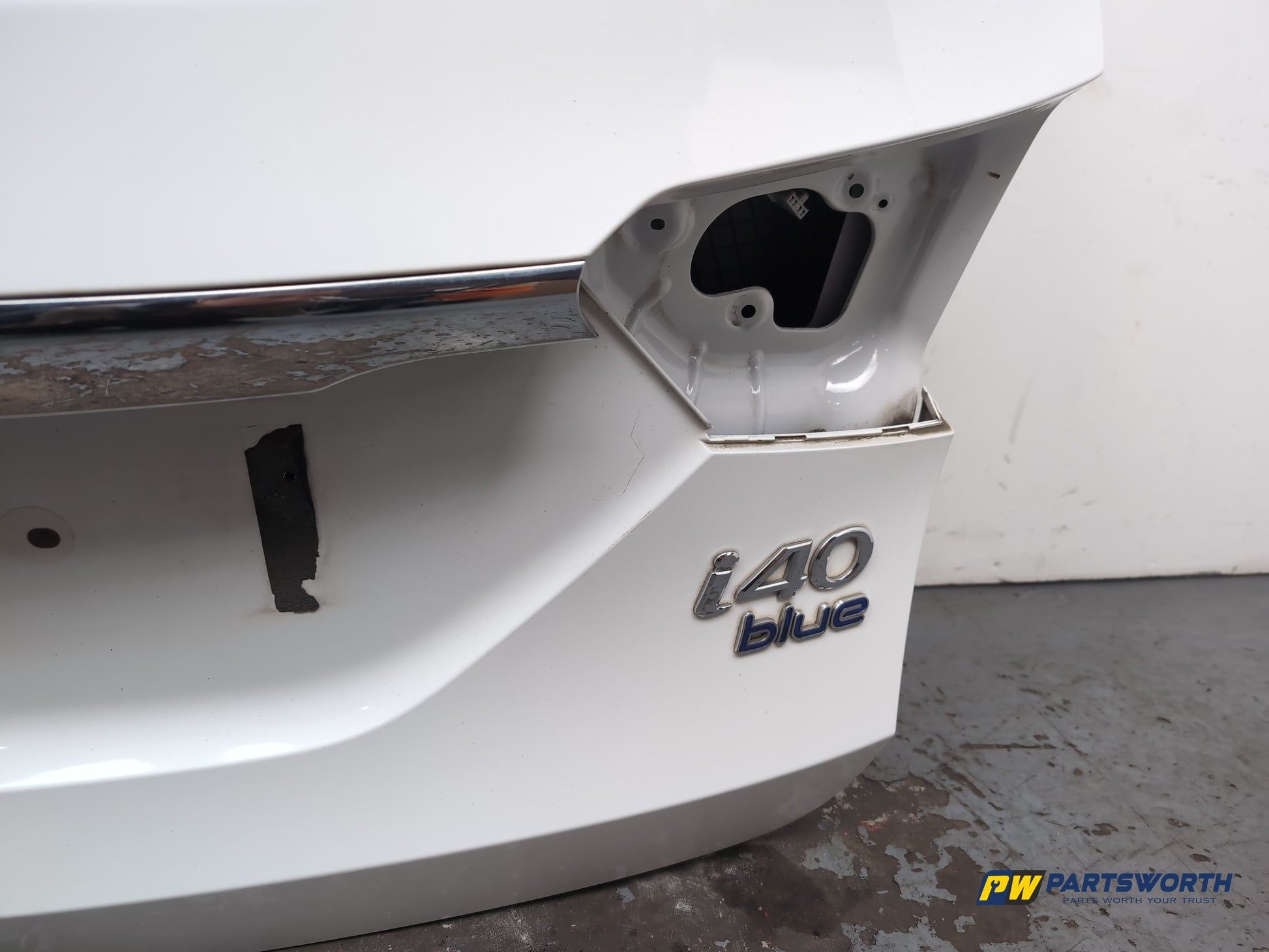 Hyundai I40 Style Blue Drive Crdi Estate Boot Lid Creamy White Ncw 2011-2019 - photo 6