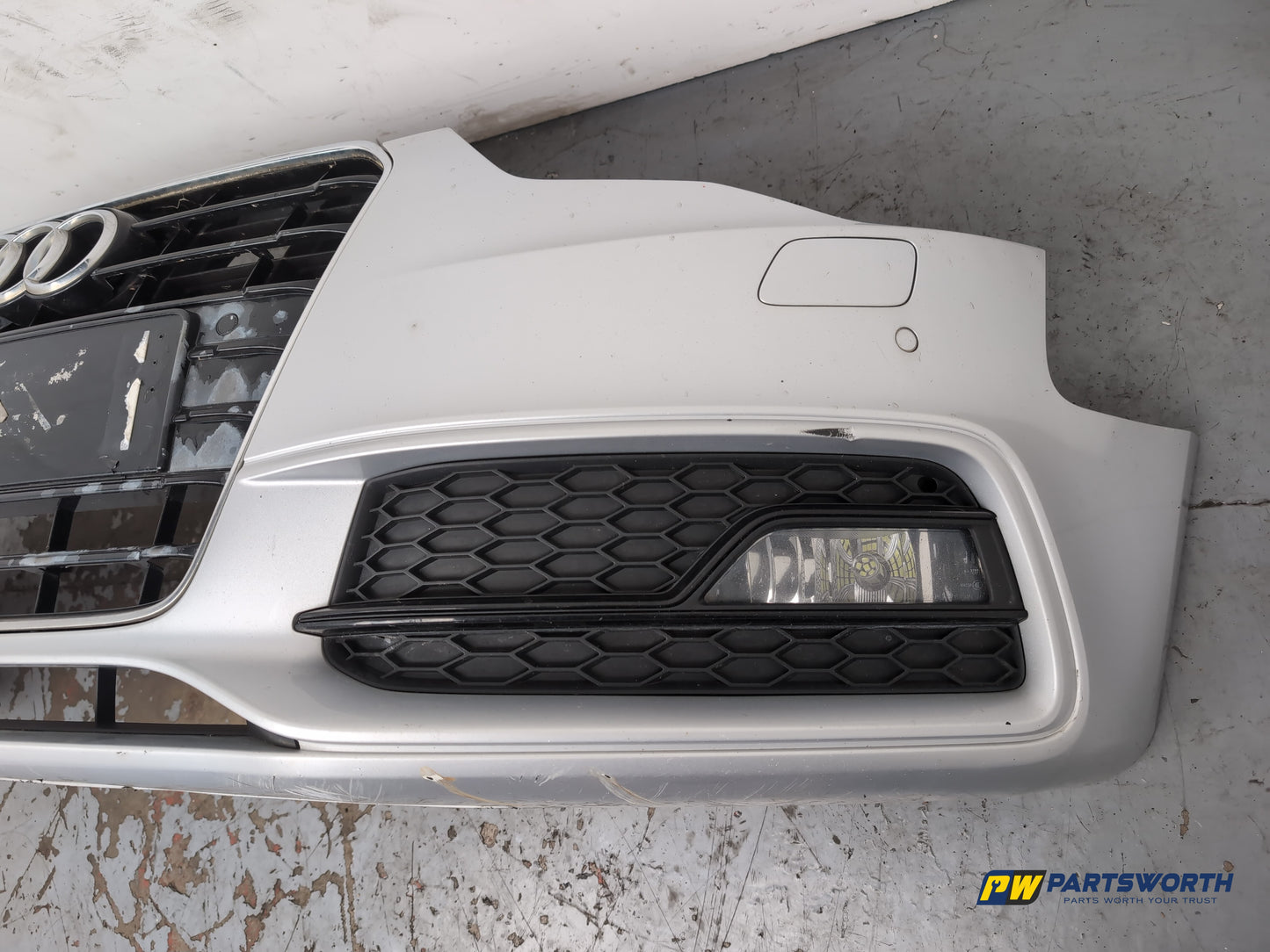 Audi A5 S Line Tdi Quattro Facelift Coupe Front Bumper Ice Silver Lx7w 2011-2016 - photo 7