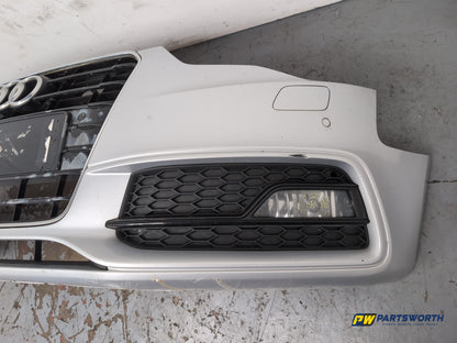 Audi A5 S Line Tdi Quattro Facelift Coupe Front Bumper Ice Silver Lx7w 2011-2016 - photo 7