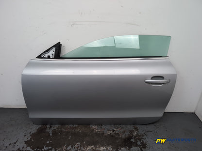 Audi A5 S Line Tdi Coupe Door Front Lh Passenger Side Ice Silver Lx7w 2007-2016 - photo 10