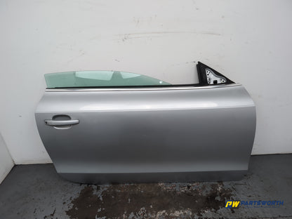 Audi A5 S Line Tdi Coupe Door Front Lh Passenger Side Ice Silver Lx7w 2007-2016