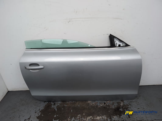 Audi A5 S Line Tdi Coupe Door Front Lh Passenger Side Ice Silver Lx7w 2007-2016