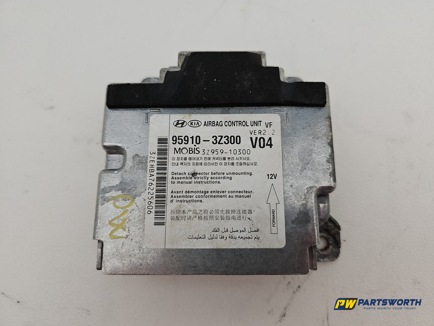 Hyundai I40 Style Blue Drive Airbag Control Module Ecu Unit 959103z300 2011-2019