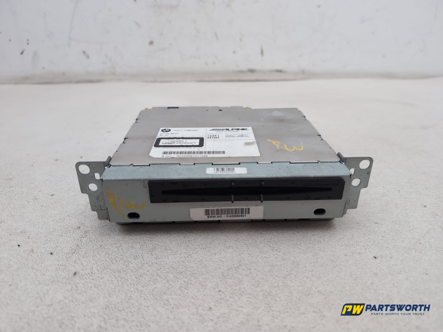 Bmw 5 Series 520d Se Auto F10 Alpine Head Unit Cd Player 4266526 2010-2017