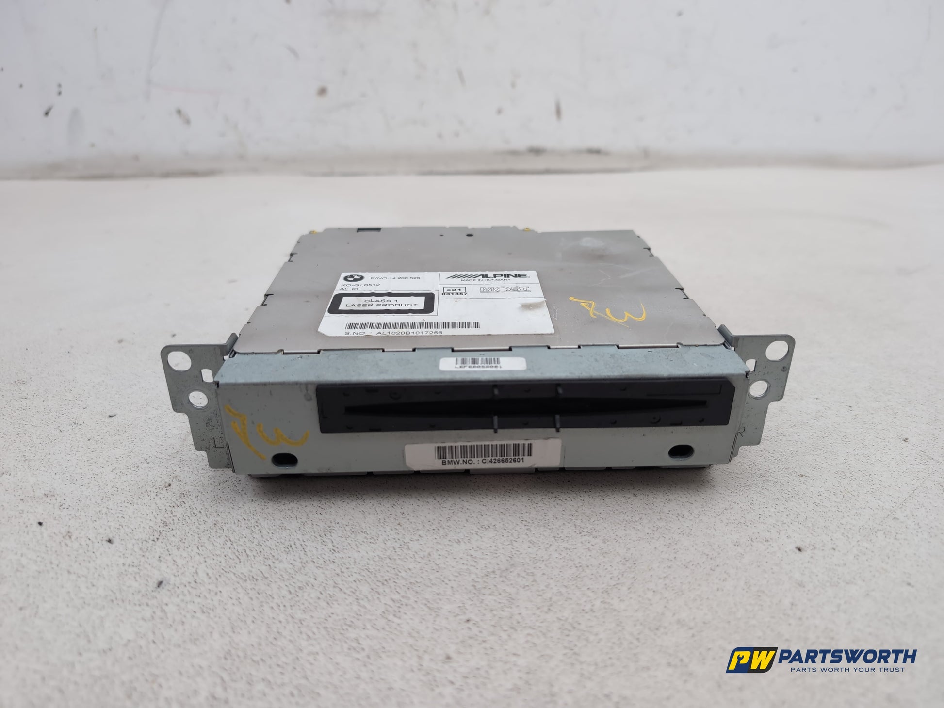 Bmw 5 Series 520d Se Auto F10 Alpine Head Unit Cd Player 4266526 2010-2017