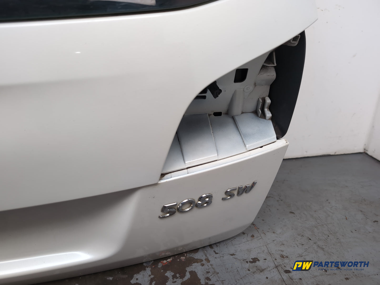 Peugeot 508 Active Estate W23 Boot Lid White Pearl Kwed 2011-2018 - photo 7