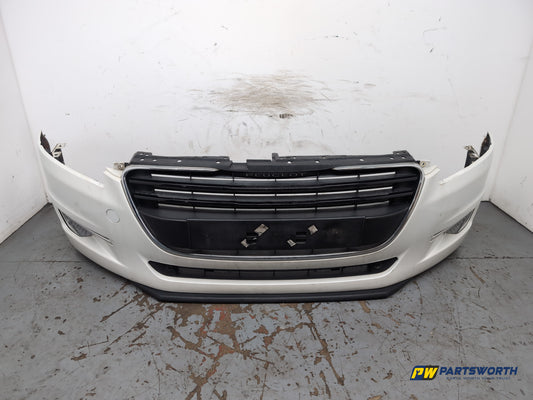Peugeot 508 Active Estate Frnt Bumper White Pearl Kwed 2014-2018