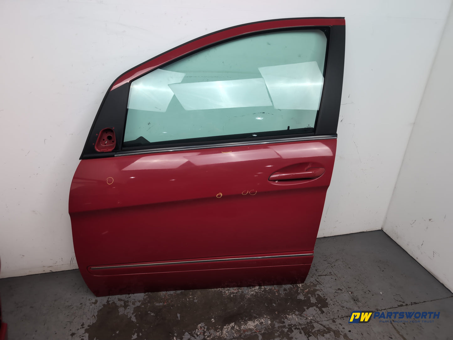 Mercedes-Benz B160 B-Class W245 Mpv Door Front Lh Passenger Side Jupiter Red 589