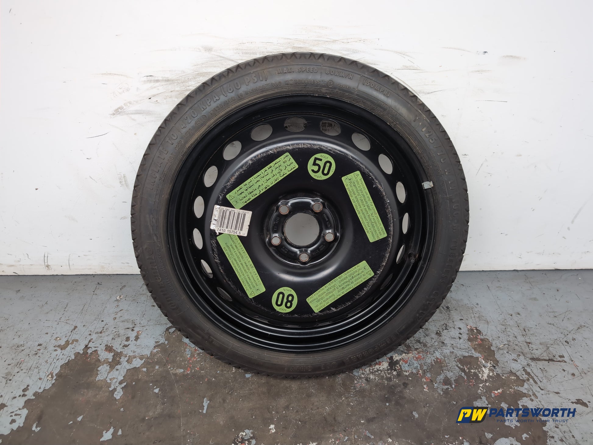 Space Saver Spare Wheel and Tool Kit  1