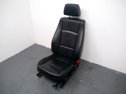 Bmw X1 E84 Seat Front Right O/S Heated Leather Nevada Black Piping Grey Brown - photo 4