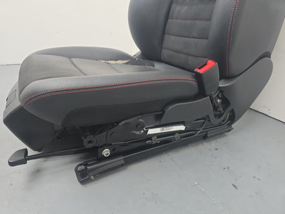 Mercedes-Benz C250 Amg Seat Front Rh Right Black With Red Stiching 2007-2014 - photo 4