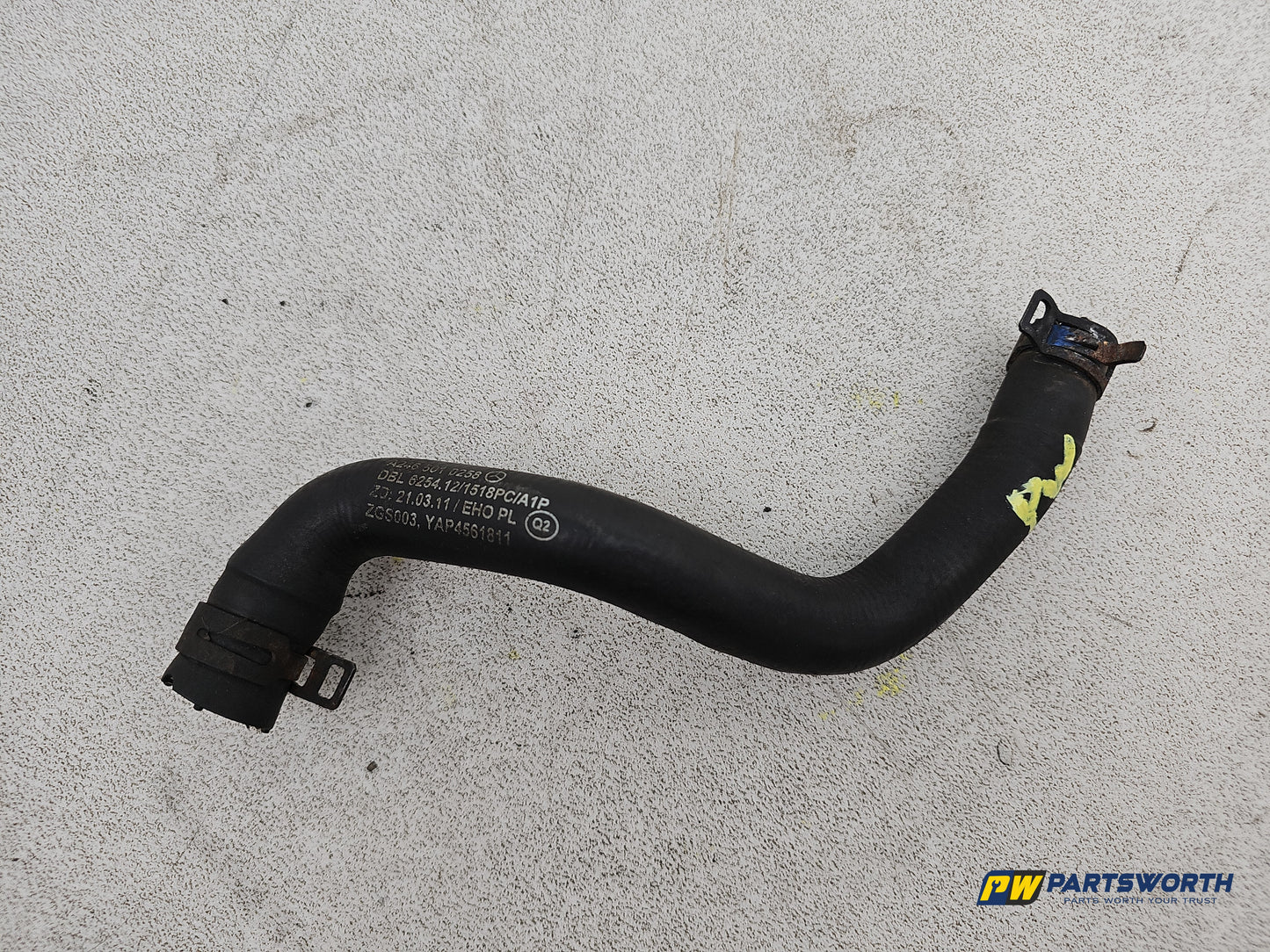 Coolant hoses set 4