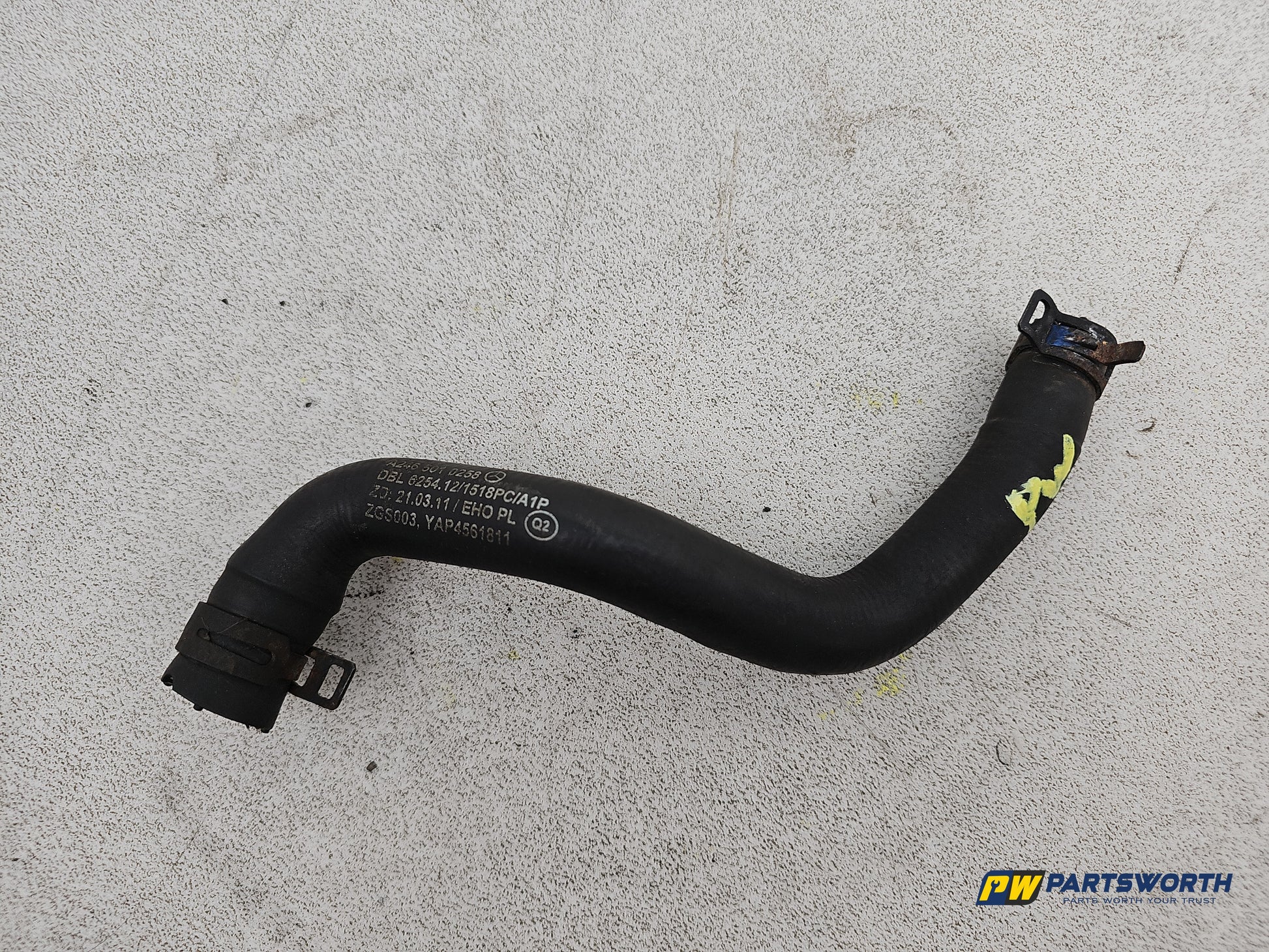Coolant hoses set 4