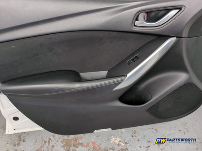 Mazda 6 Gjgl Door Front Lh Passenger Side Snowflake White Pearl Ghl4 2012-2022 - photo 10