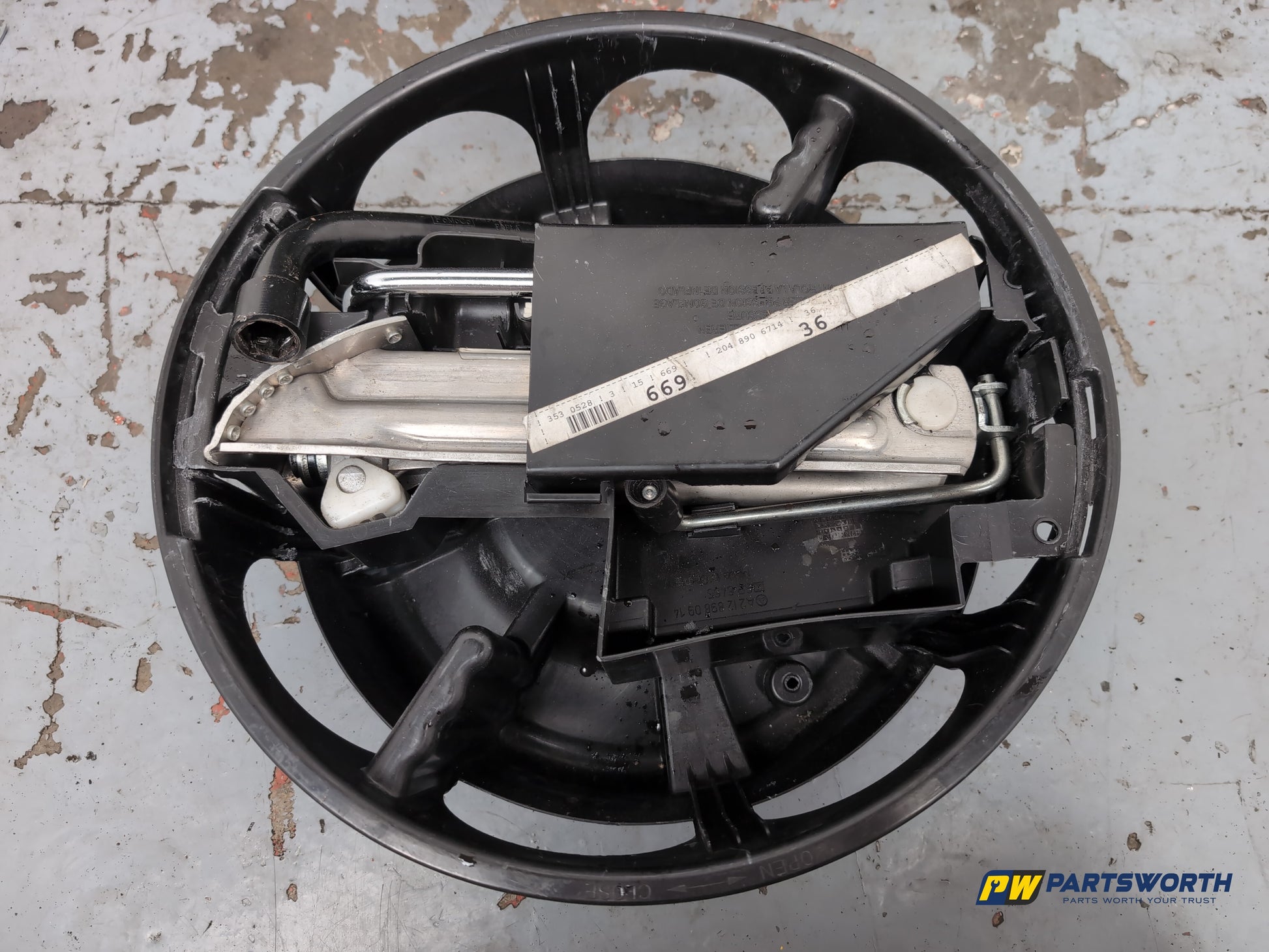 Space Saver Spare Wheel and Tool Kit  10