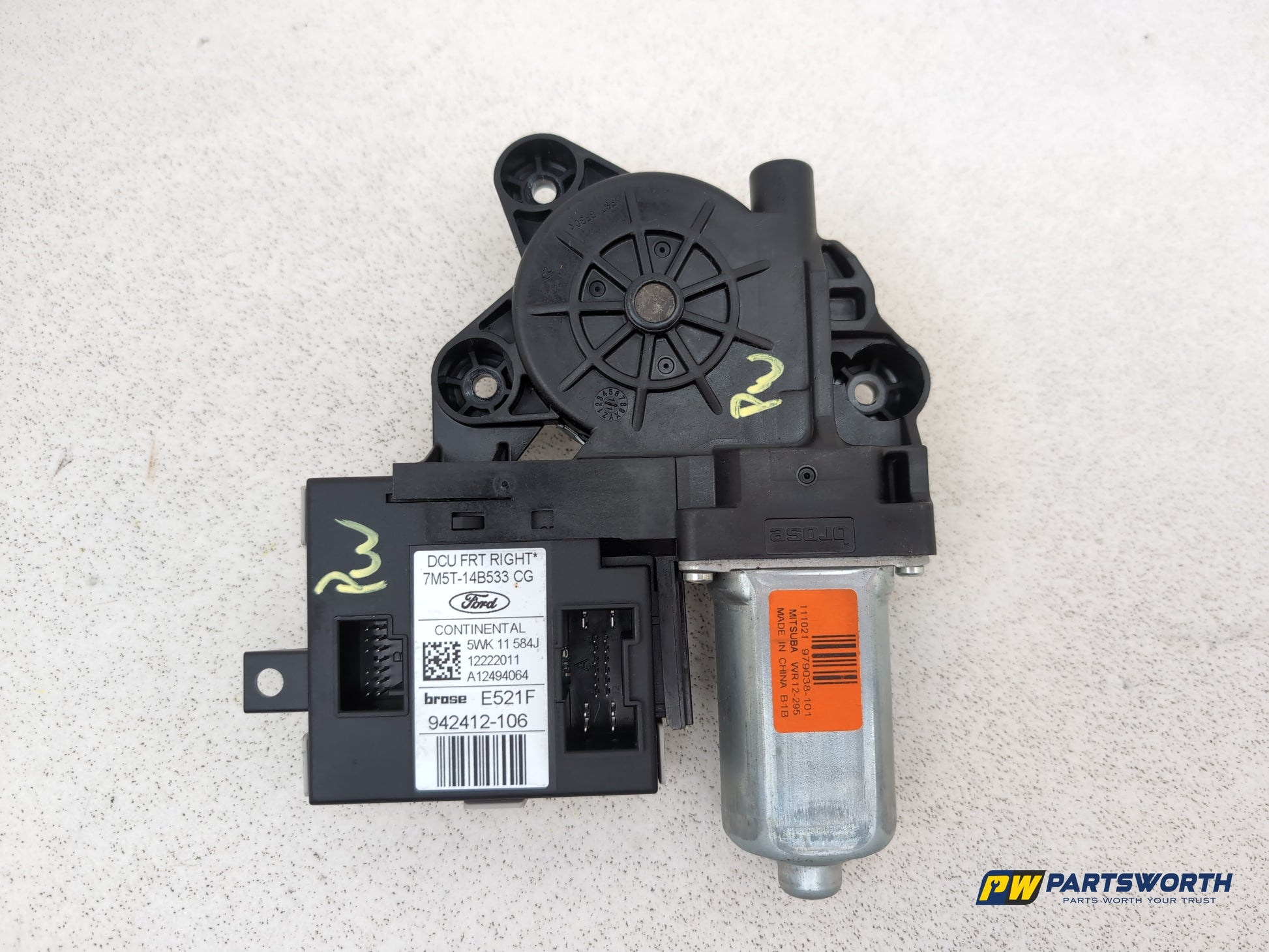 Door Front Window Regulator RH 4