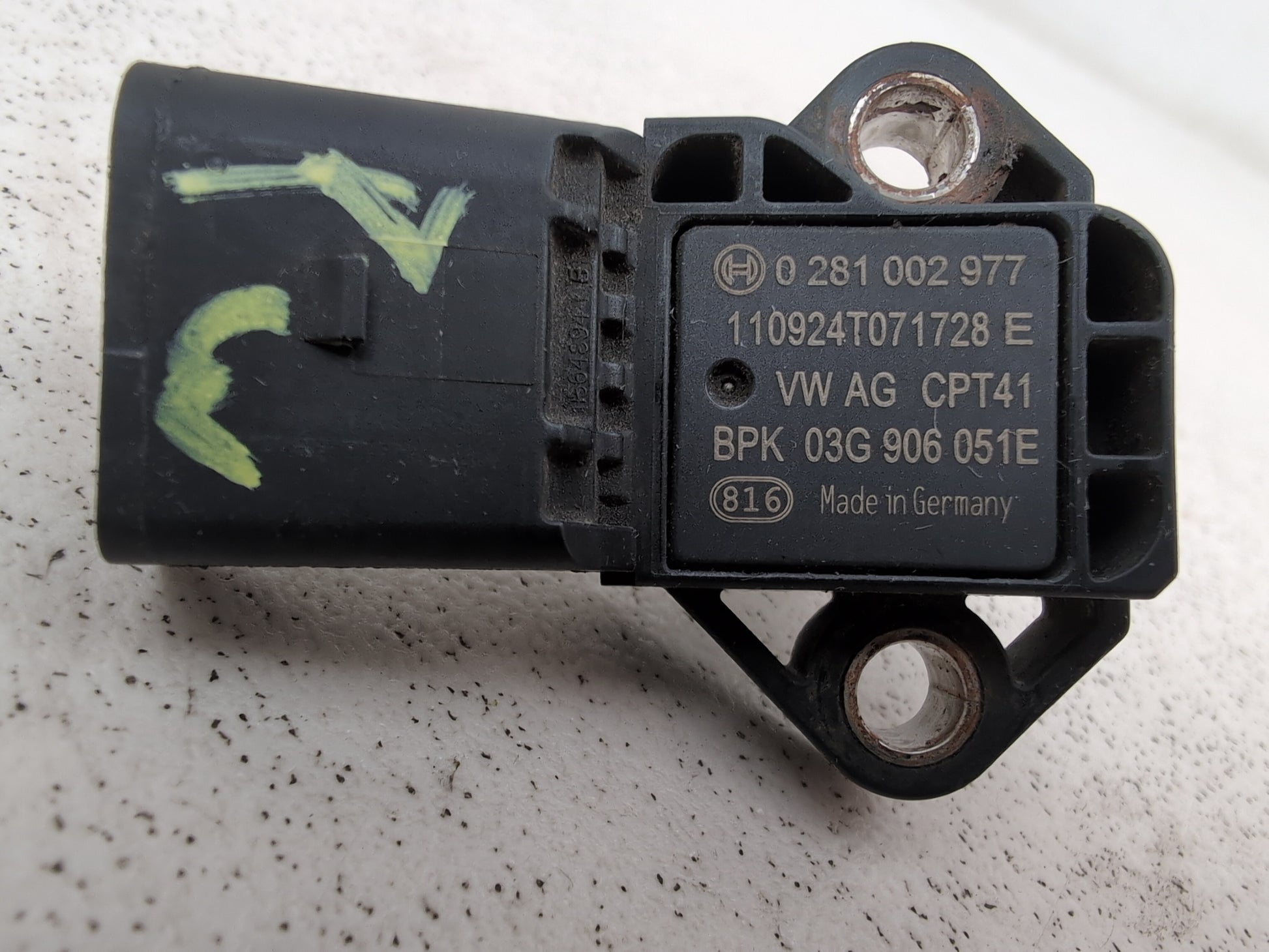 Audi A6 Se Tdi Air Pressure Map Sensor Manifold Boost 0281002977 2011-2018 - photo 4