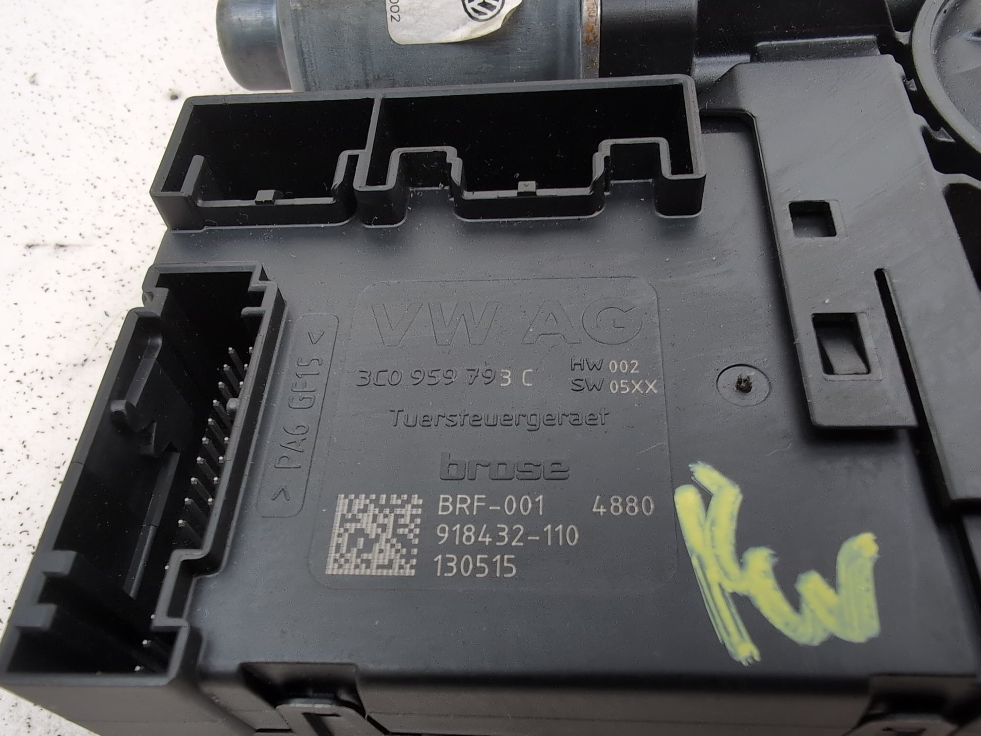 Volkswagen Passat Highline Tdi Right Front Window Motor 3c0959793c 2010-2014 - photo 4