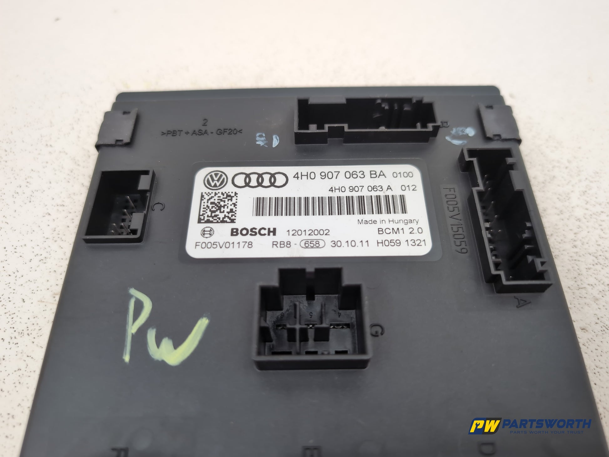 Audi A6 Se Tdi Body Comfort Control Module Ecu 4h0907063ba 2011-2018 - photo 4