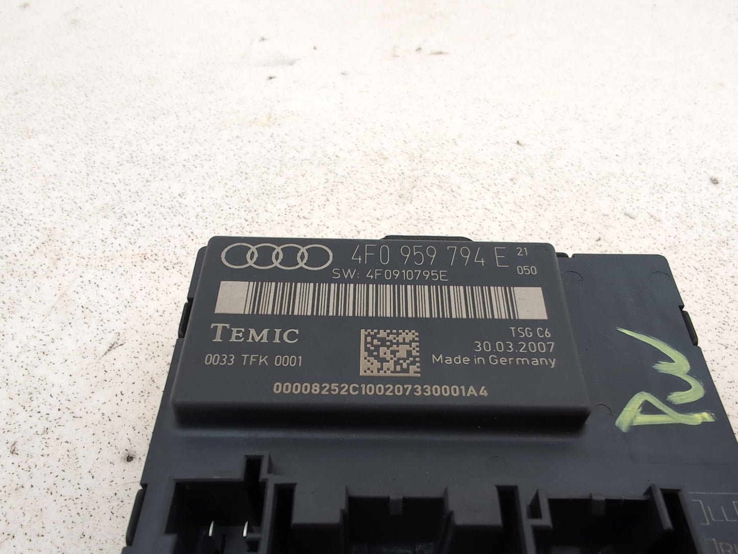Audi A6 Se Tdi Quattro Rear Right Drivers Side Door Control Module 4e0959794e - photo 4