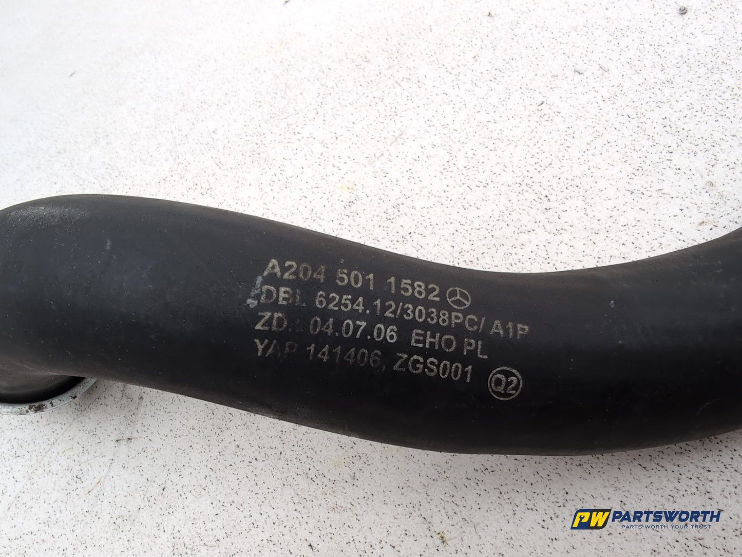 Mercedes-Benz C250 Amg Sport Ed125 Radiator Coolant Water Hose Pipe A2045011582 - photo 4