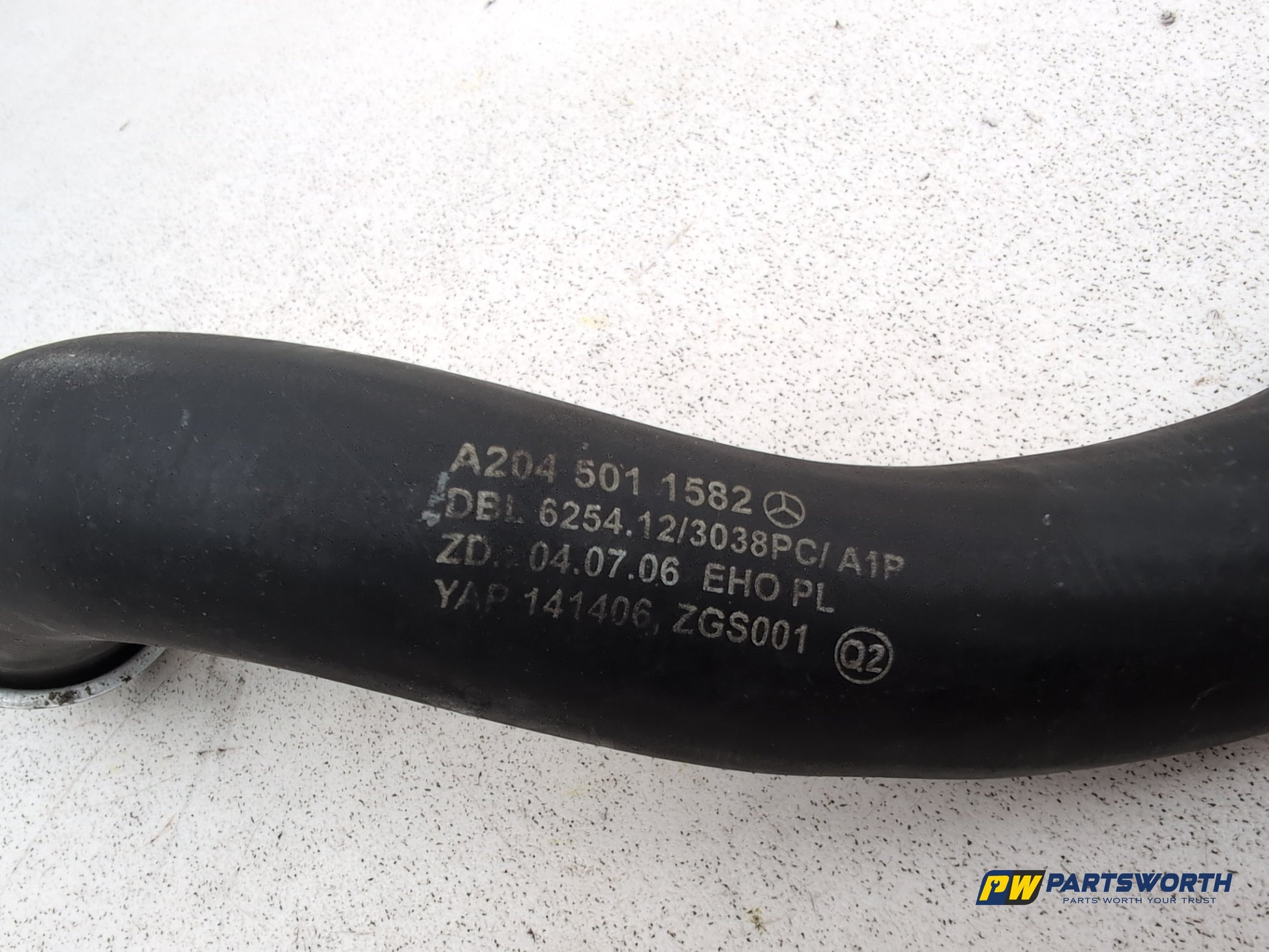 Mercedes-Benz C250 Amg Sport Ed125 Radiator Coolant Water Hose Pipe A2045011582 - photo 4