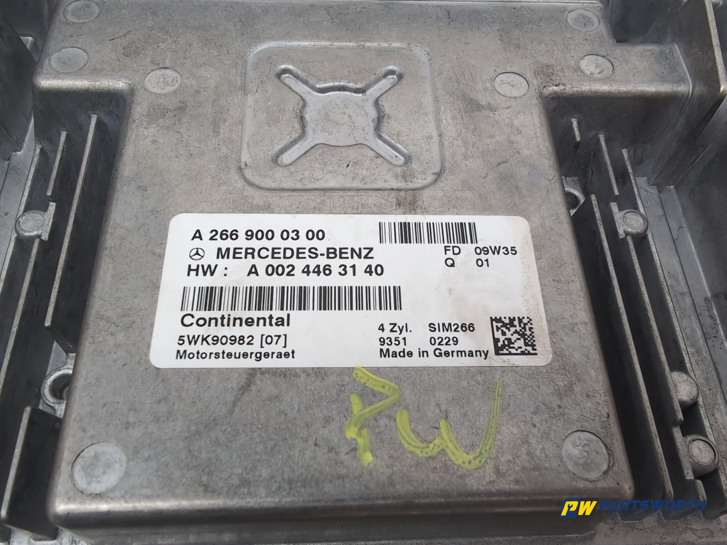 Mercedes-Benz B160 Sport Cvt Engine Ecu Kit Complete A0024463140 2009-2011 - photo 4