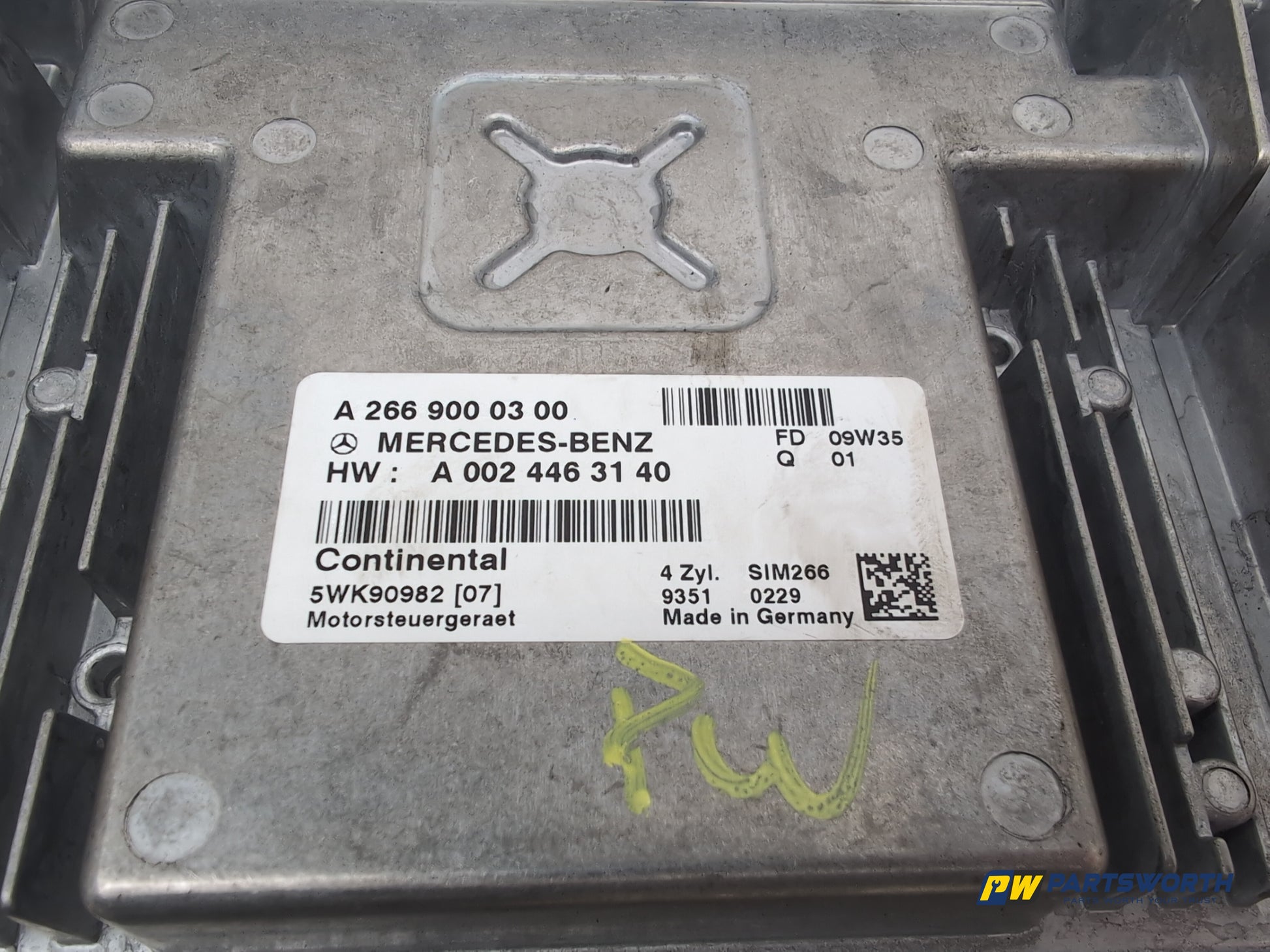 Mercedes-Benz B160 Sport Cvt Engine Ecu Kit Complete A0024463140 2009-2011 - photo 4